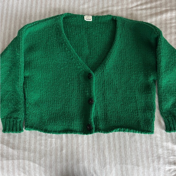 Babaa Cardigan no 57 in emerald